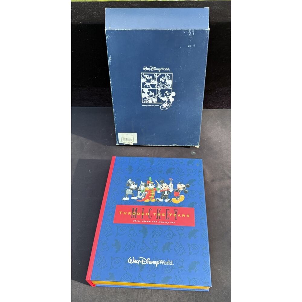 Rare 1990’s WALT DISNEY WORLD MEMORY ALBUM & Autograph Book Unused In Box